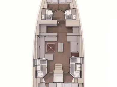 Dufour Dufour 530 charter bareboat or skippered in  Road Town