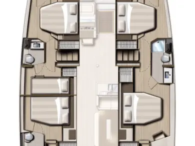 Bali Bali 4.8 charter bareboat or skippered in  Marsh Harbour