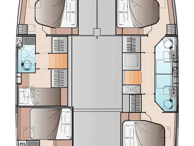 Hire Catamaran with or without skipper Fountaine Pajot Frenchtown