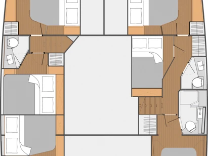 Catamaran hire in Belize City - Fountaine Pajot Saba 50