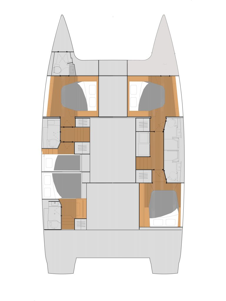 Hire Catamaran Fountaine Pajot with a boat licence