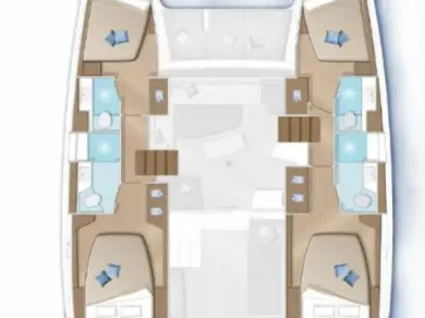 Hire Catamaran with or without skipper Lagoon Ao Po