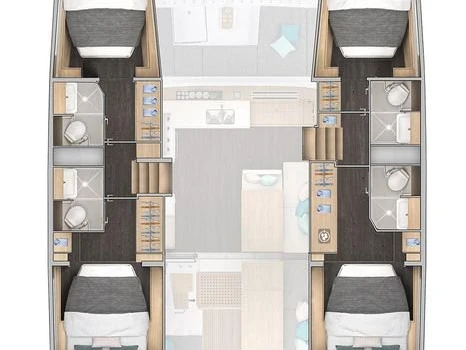 Hire Catamaran Lagoon with a boat licence