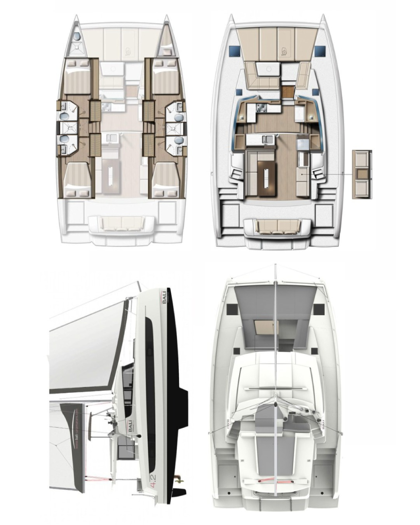 Charter a Bali Bali 4.2 in Marmaris on Samboat