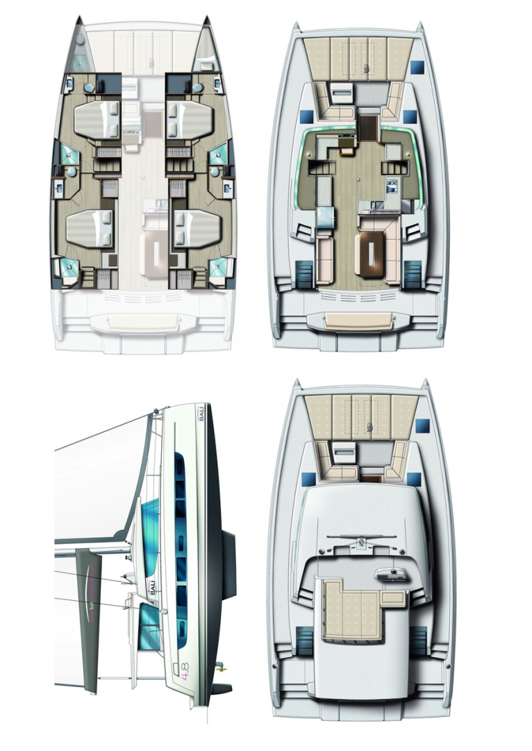 Yacht charter Marmaris - Bali Bali 4.8 on SamBoat