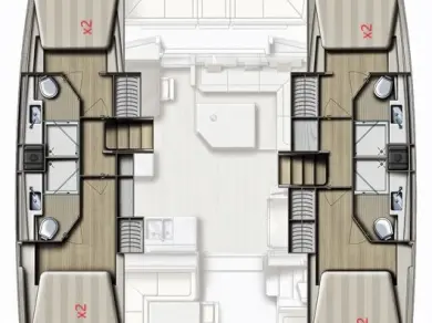 Catamaran to hire Corazón de Jesús Island at the best price