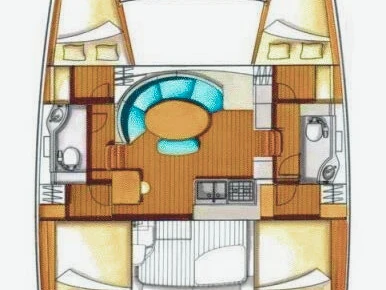 Hire Catamaran Lagoon with a boat licence