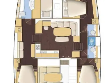 Yacht hire Rogoznica cheap Lagoon 421