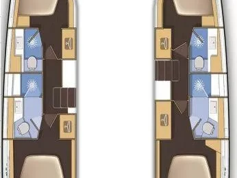 Lagoon Lagoon 42 charter bareboat or skippered in  Primošten