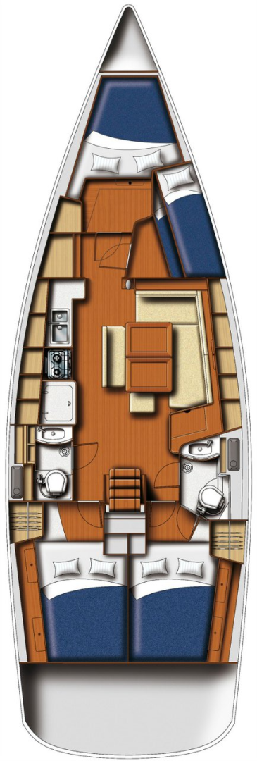 Hire Sailboat Bénéteau with a boat licence