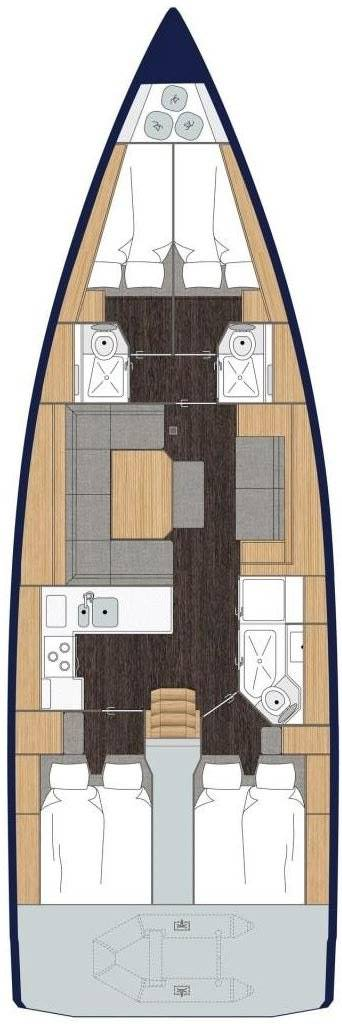 Hire Sailboat Bavaria with a boat licence