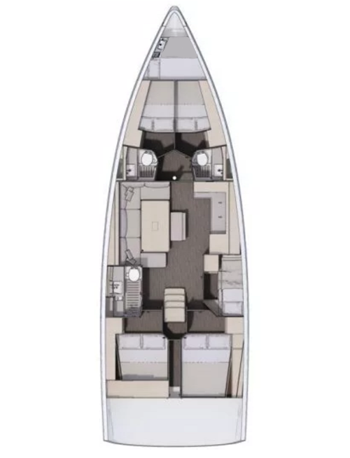 Yacht hire Dénia cheap Dufour 470