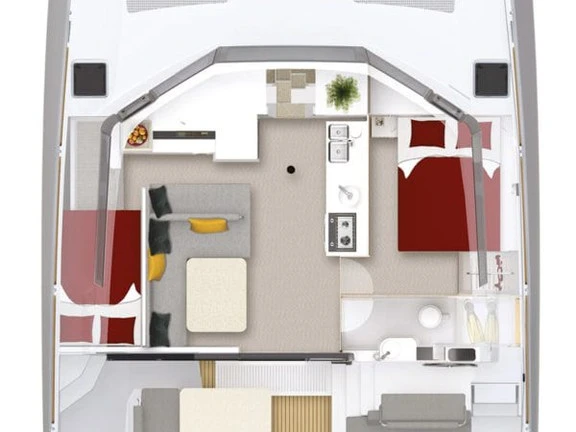 Hire Catamaran Neel with a boat licence