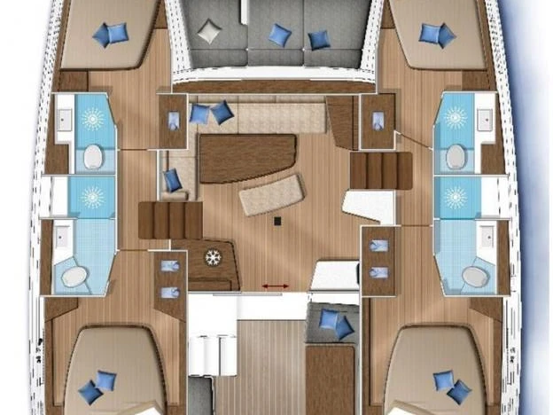 Hire Catamaran with or without skipper Lagoon Préveza