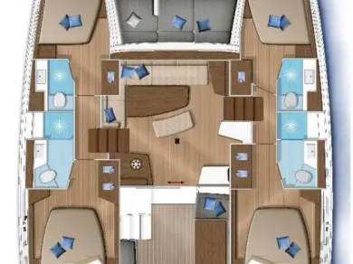 Hire Catamaran with or without skipper Lagoon Préveza