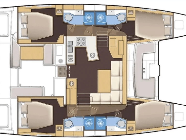 Hire Catamaran with or without skipper Lagoon Parish of Saint George