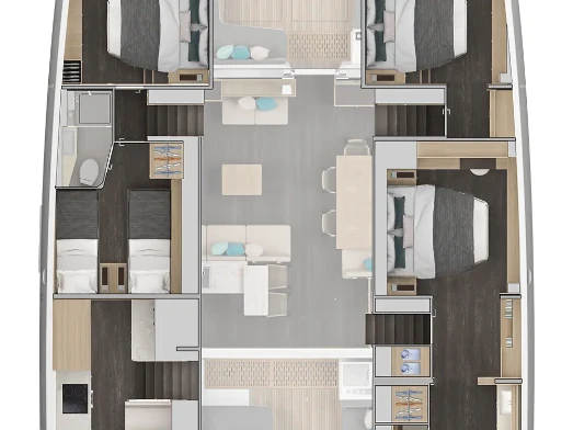 Catamaran hire in Portisco - Lagoon Lagoon 60