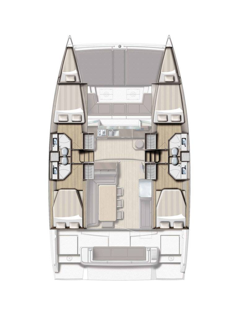 Catamaran hire in Capo d'Orlando - Bali Bali 4.3