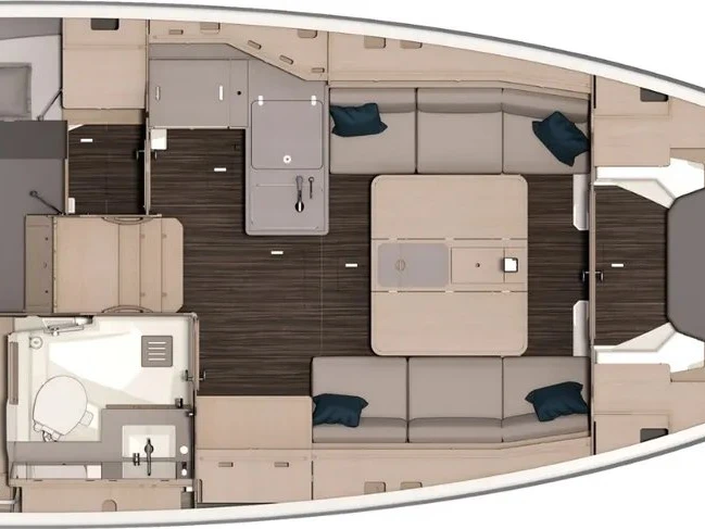 Dufour Dufour 37 charter bareboat or skippered in  Palermo