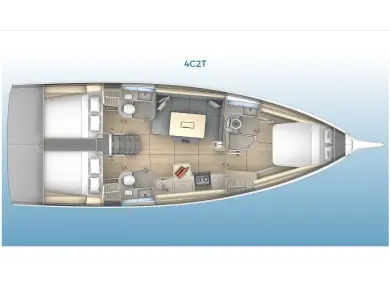 Hire Sailboat with or without skipper Dufour Palermo