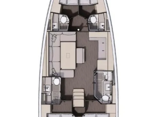 Dufour Dufour 470 charter bareboat or skippered in  Cagliari