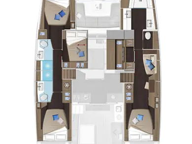 Yacht charter Pula - Lagoon Lagoon 51 on SamBoat