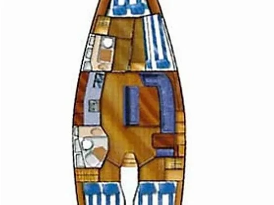 Hire Sailboat Dufour with a boat licence