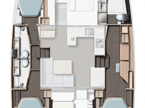 Charter a Leopard Catamarans / Robertson & Caine Leopard 42 - 3 cab. in Saint-Raphaël on Samboat