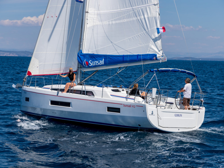 Bénéteau Oceanis 41.1 charter bareboat or skippered in  Road Town