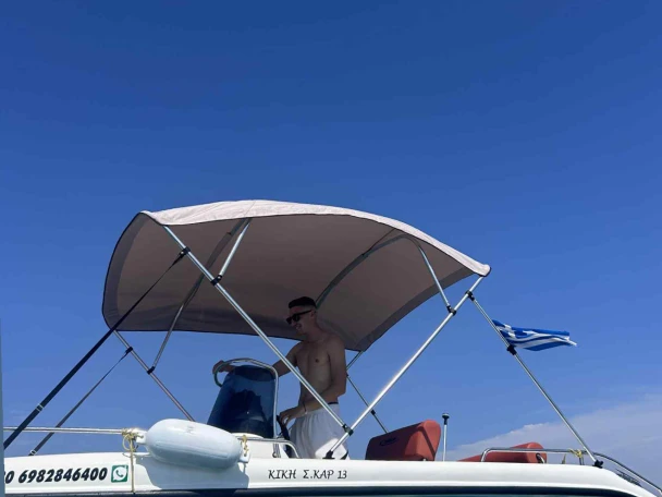 Poseidon Blu Water 170 charter bareboat or skippered in  Kos