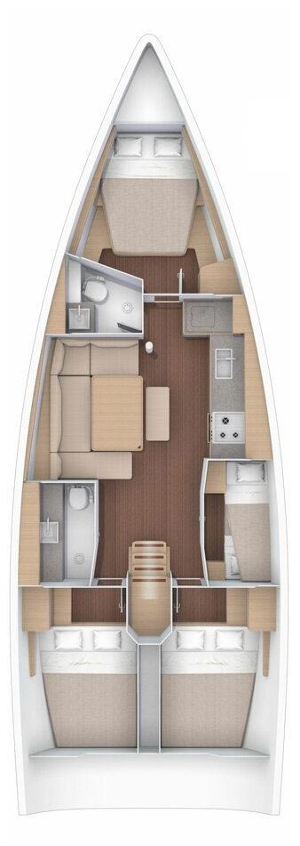 Sailboat to hire Jezera at the best price