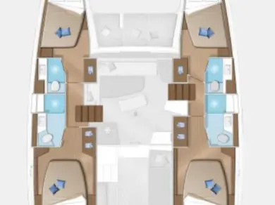 Yacht hire Tropea cheap Lagoon 42