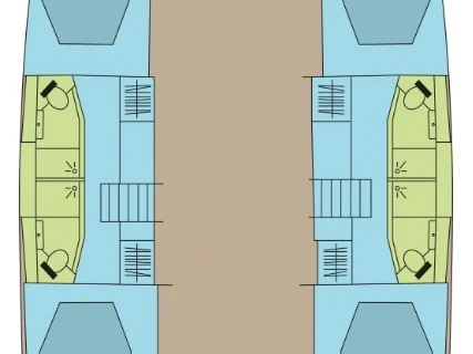 Catamaran to hire Komolac at the best price