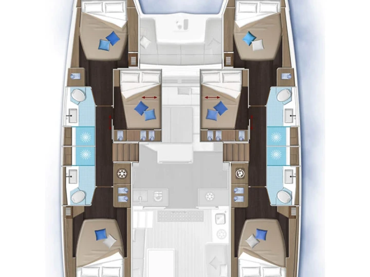 Yacht hire Road Town cheap Lagoon 51