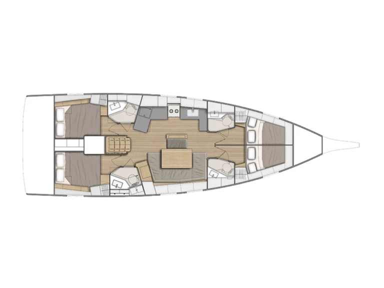 Sailboat hire in Marmaris (district) - Bénéteau Oceanis 46.1