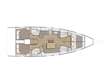 Sailboat hire in Marmaris (district) - Bénéteau Oceanis 46.1