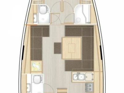 Yacht hire Lefkáda cheap Hanse 458