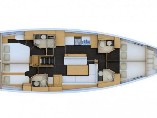 Jeanneau Jeanneau 54 charter bareboat or skippered in  Kos