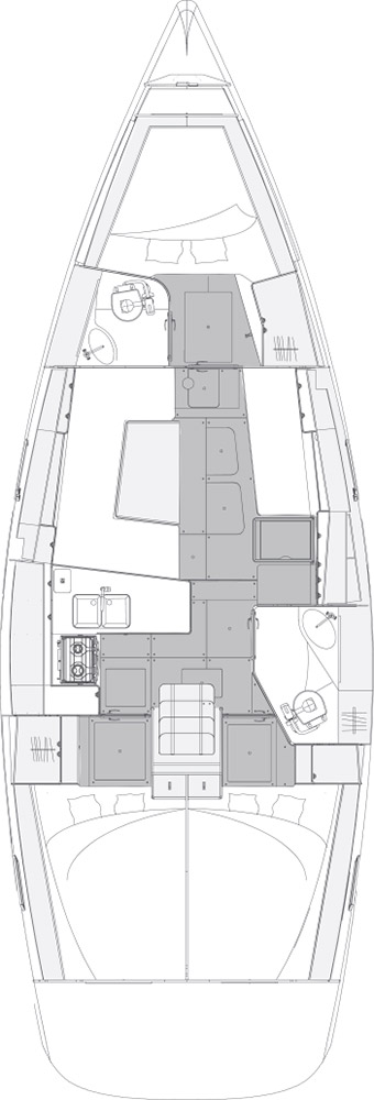 Sailboat hire in Zadar - Elan Impression 40.1