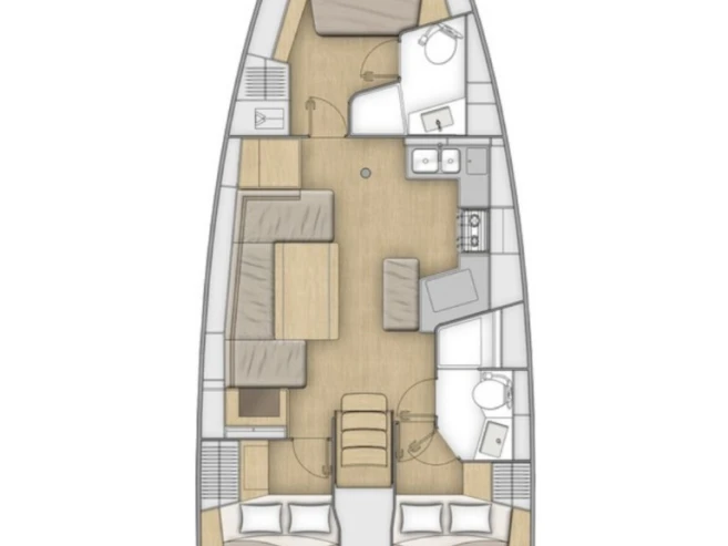 Bénéteau Oceanis 40.1 charter bareboat or skippered in  Split
