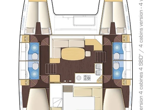 Yacht hire Turgutreis cheap Lagoon 400 S2