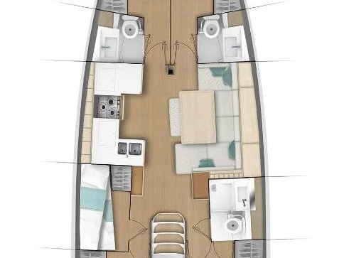 Hire Sailboat Jeanneau with a boat licence