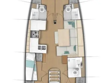 Hire Sailboat Jeanneau with a boat licence