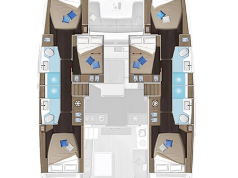 Yacht hire Trogir cheap Lagoon 51