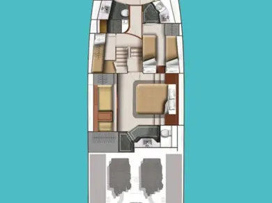 Hire a Galeon Galeon 640 Fly Split