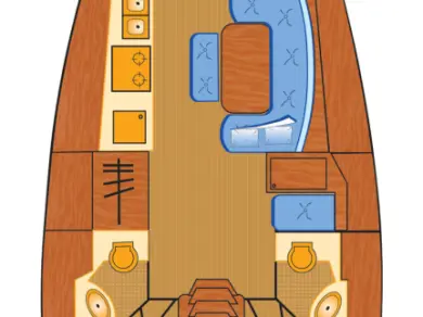 Bénéteau Cyclades 43.3 charter bareboat or skippered in  Heiligenhafen