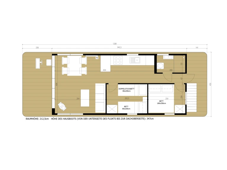 Hire Canal boat with or without skipper WOMA Fürstenberg/Havel