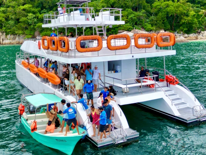 Charter a Custom Made Mega Catamaran 100-30 FT in Puerto Vallarta on Samboat