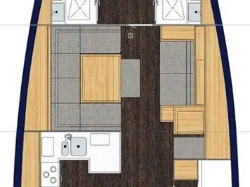 Bavaria Bavaria C50 Holiday - 5 + 1 cab. charter bareboat or skippered in  Biograd na Moru