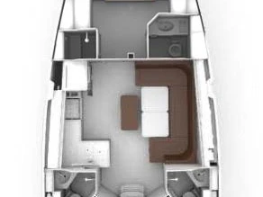 Bavaria Cruiser 46 Style charter bareboat or skippered in  Göcek